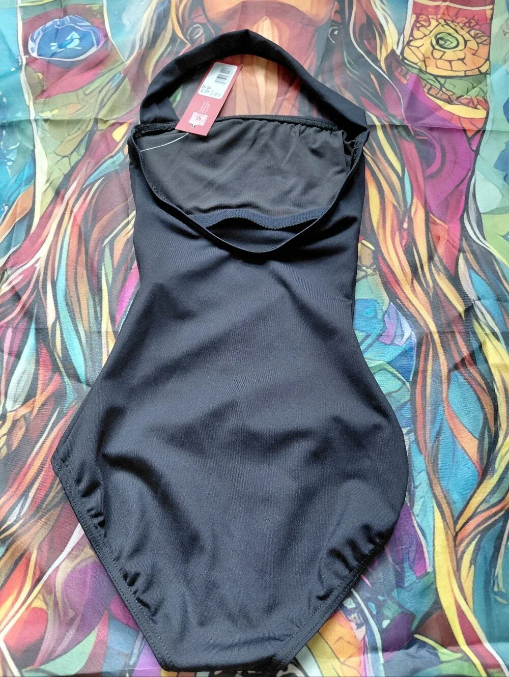NWT Capezio Black One-Piece Dance Leotard XS Girls